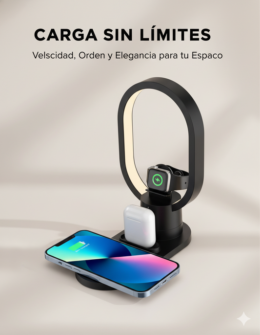 OneDock™ Carga 4 En 1 | Carga todo en un solo lugar. Vive sin caos.